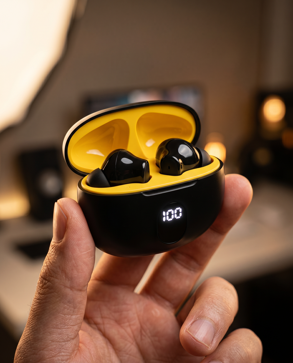 M04 TWS Wireless Earbuds | Bluetooth 5.3 | LED Display | Bass Sound & Fast Charging
